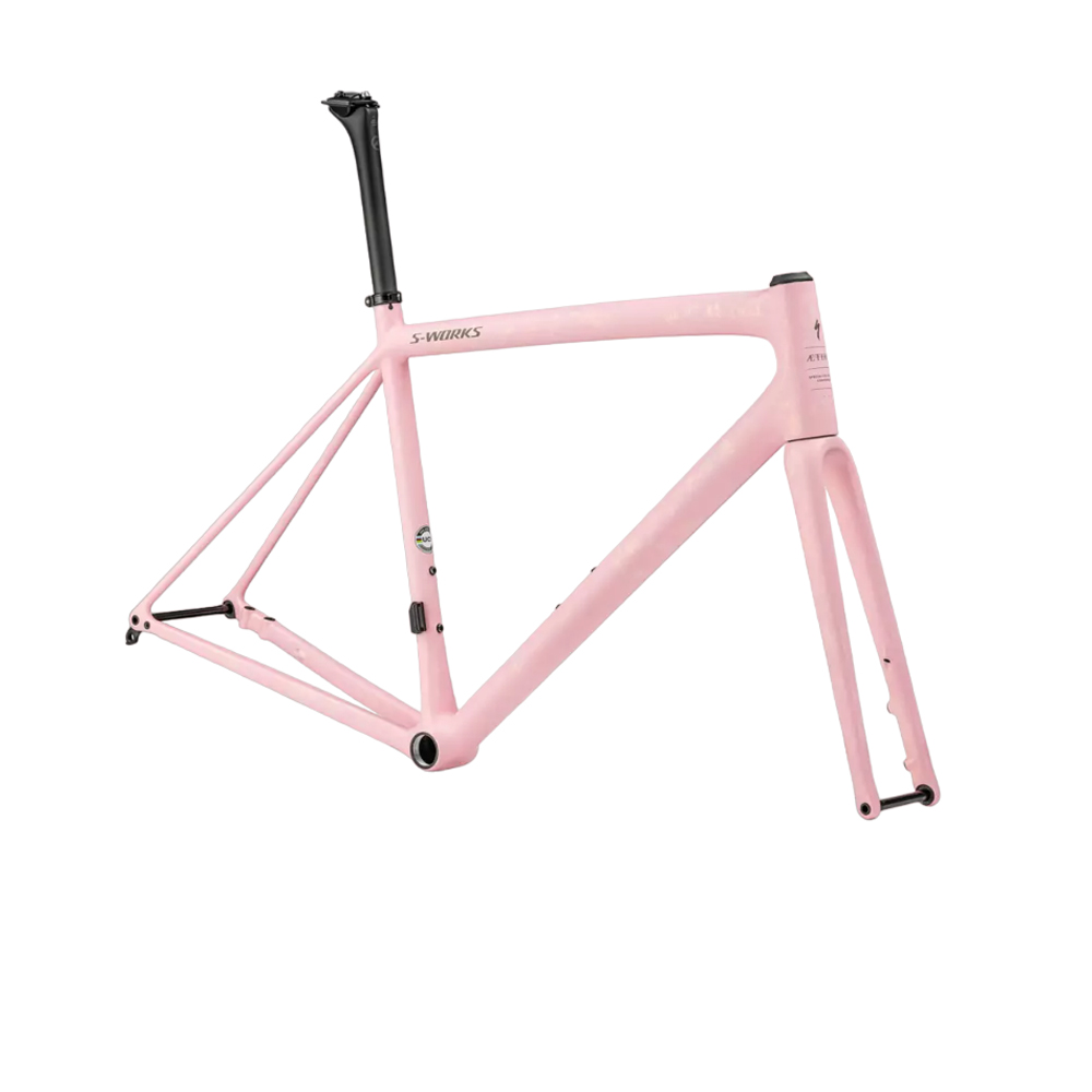 K*氏様 美品 S-WORKS AETHOS フレームセット 54サイズ スペシ S-WORKS AETHOS FRAMESET BRCH/ABLN/DUNEWHT 54(54 グロスバーチ